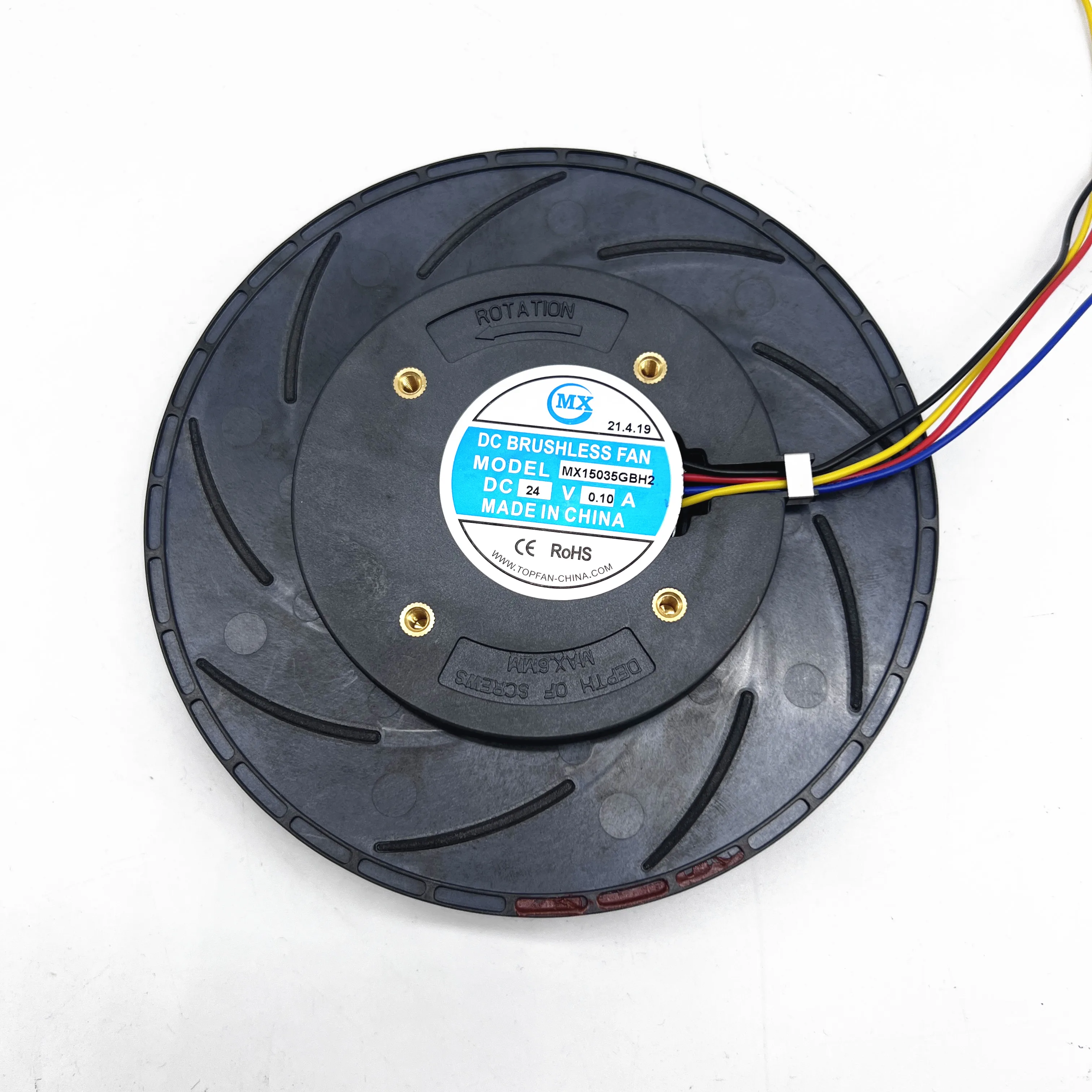 centrifugal fan back 150x35mm Waterproof Centrifugal Brushless Blower Fan dc 12v 24v