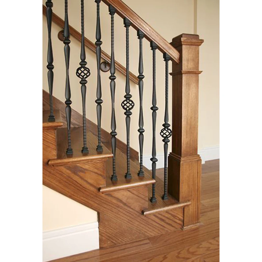 HUAART Stair Aluminum Railing Column Baluster Indoor Baluster Iron Stair Railing Designs Metal Balusters For Stairs