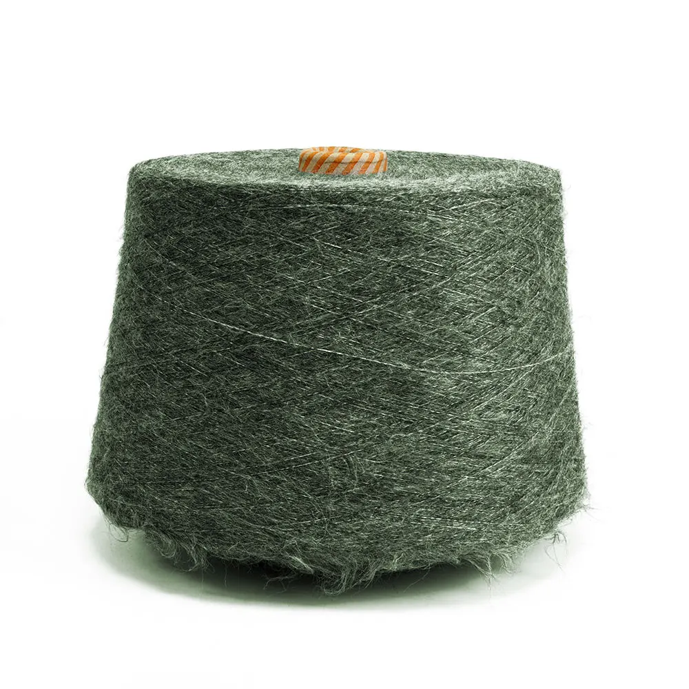 Free samples wool like yarn Acrylic spandex blend yarn made in China