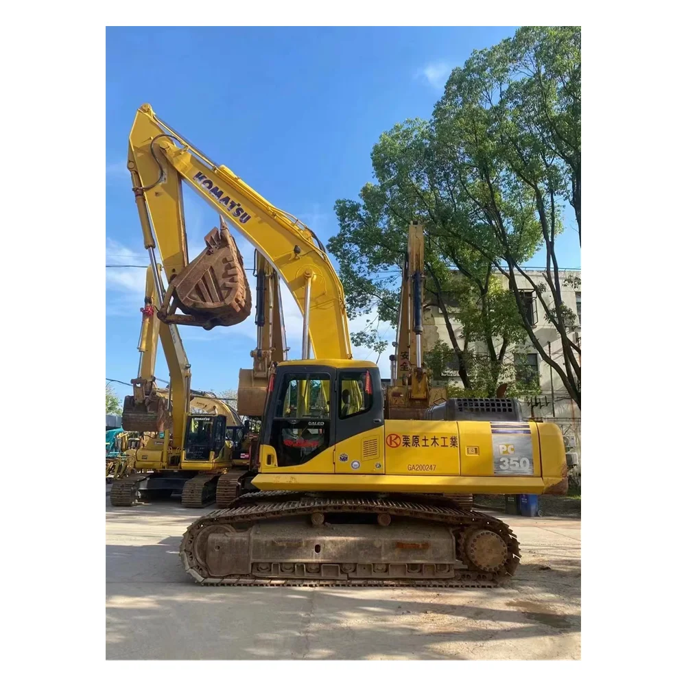 Used Japan construction machine komatsu pc350 crawler excavator/used heavy duty equipment/komatsu used excavator pc 200 300 400