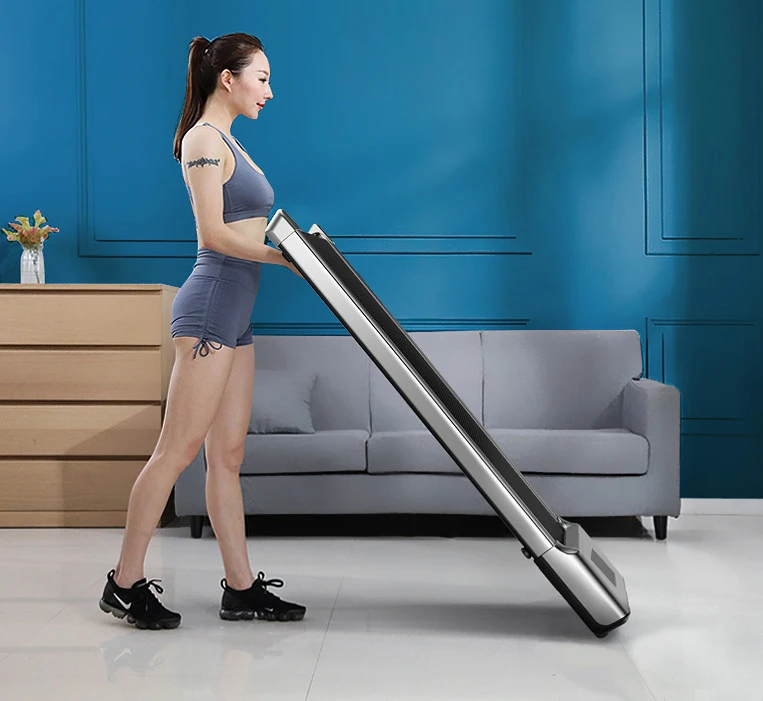 Beyond Sport electric foldable motorized mini small home use speed fit treadmill for sale easy flat speed fit installation