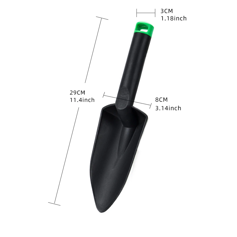 Lightweight Garden hand tools plastic gardening shovel with Comfortable Handle for Flower Vegetables Soil Transplanting