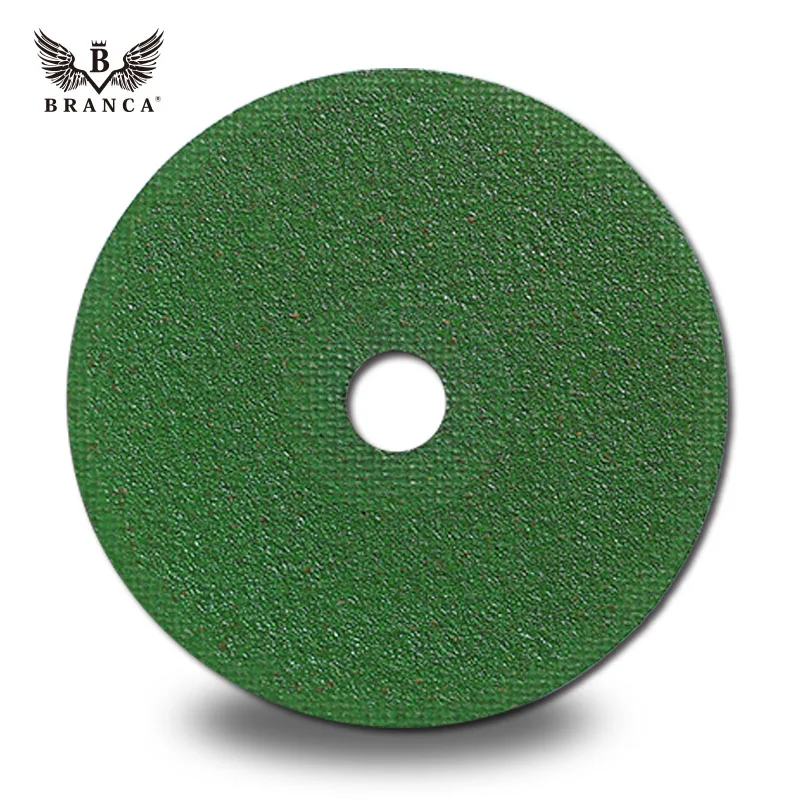 Wuyi hongsheng green single net BRANCA 4inch 107x1.2x16mm abrasive rail cutting disc