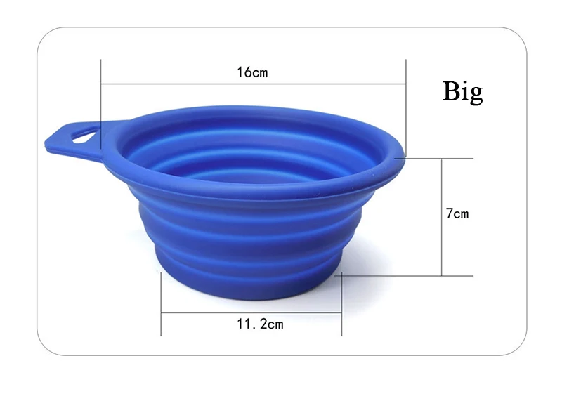 Высококачественная миска для домашних животных, роскошная Складная Силиконовая кормушка для здорового питания, для собак и кошек