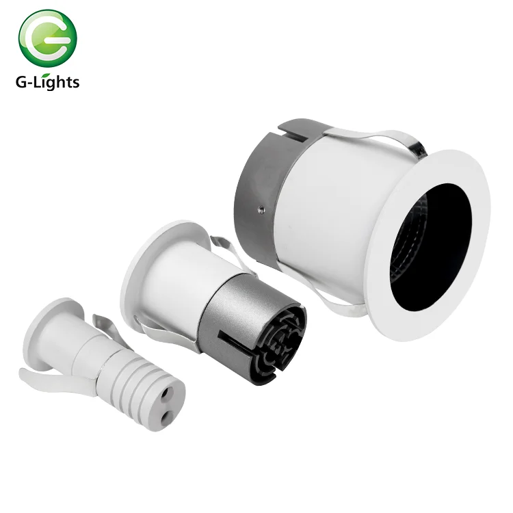 New Product Indoor Fixture Office Mall Supermarket 1W 2W 3W 5W 7W 10W Recessed Led Spotlight