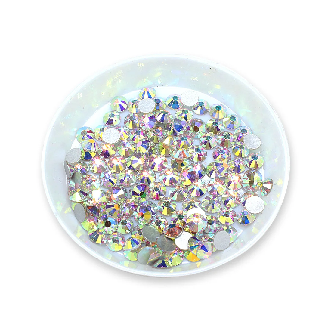 
crystal glass 1440/bag Color Stone Crystal AB Color Ss20 Flatback High Quality Iron on Strass Hotfix Rhinestone 