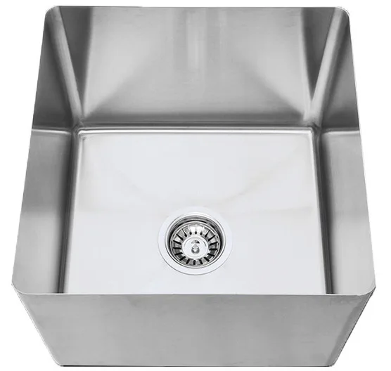 High Quality SUS 304 Sink Bowl Commercial Weld-In Stainless Steel Kitchen Undermount Prep Bowls Sink