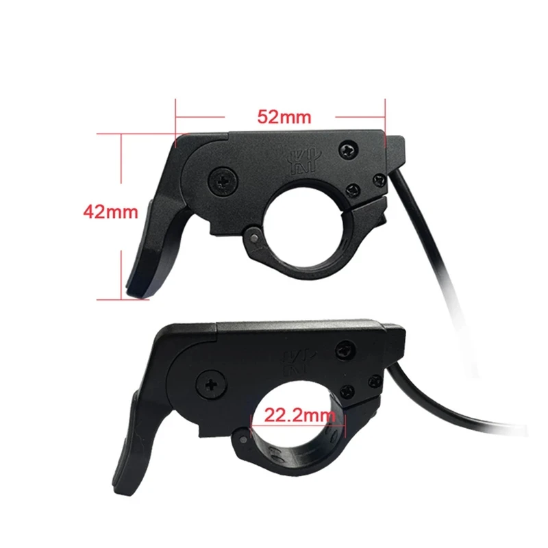 TT-009 Quick Thumb Throttle 12V-72V WP Waterproof Female Electric Ebike Thumb Throttle for Bafang BBS01 BBS02 BBSHD Mid Motor