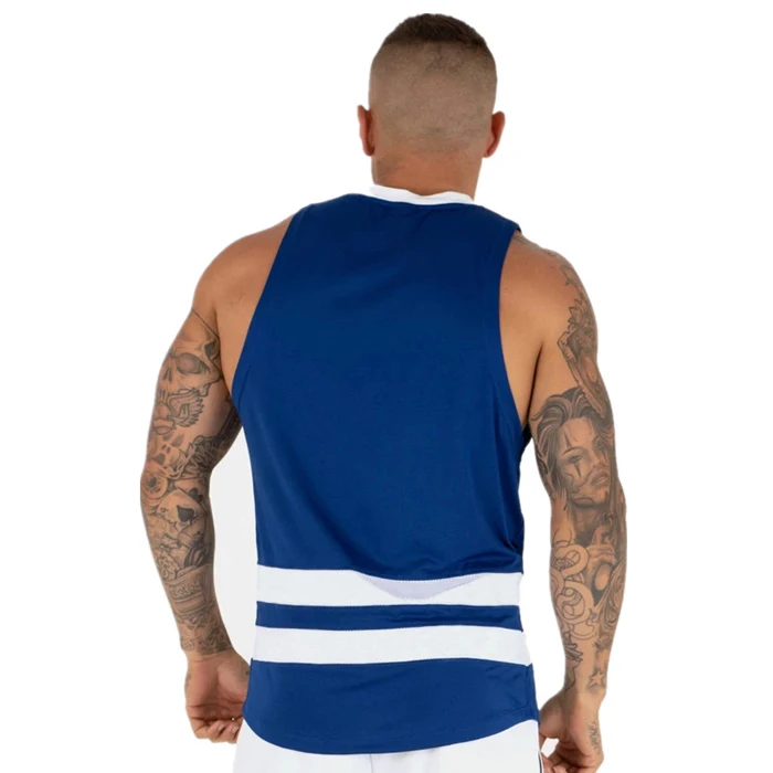 Wholesale New style Two Tone Men Gym Tank Top Design Your Own Printing Running Vest With Private Label