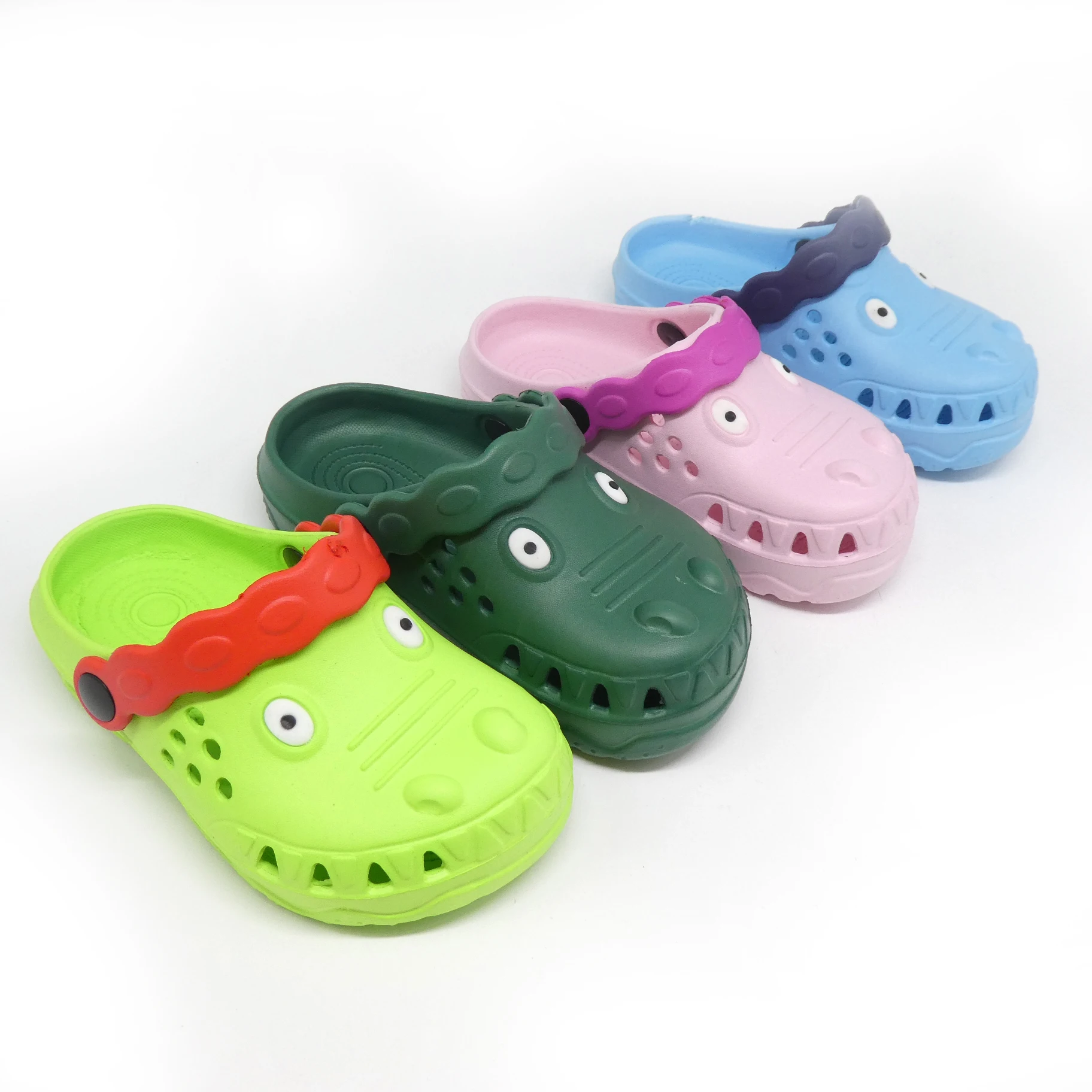 Новые тапочки для мальчиков и девочек с логотипом OEM садовая обувь детская динозавром