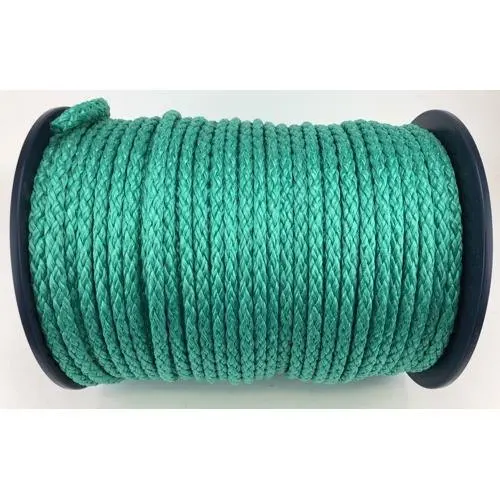 China Factory Wholesale High Tensile 8 Strands Polyester Marine Braided Mooring Berthing Rope For Ship Vessel Boat Mooring