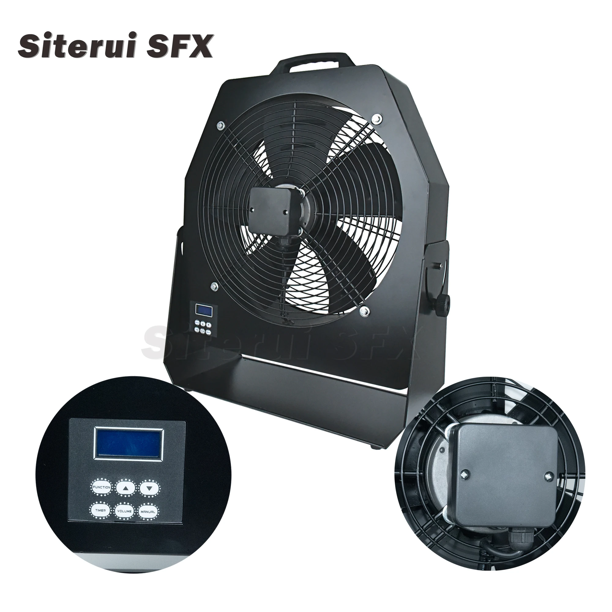 SITERUI SFX Adjustable wind speed stage fan 200W Smoke diffusion fan with remote control  for bars stage performance