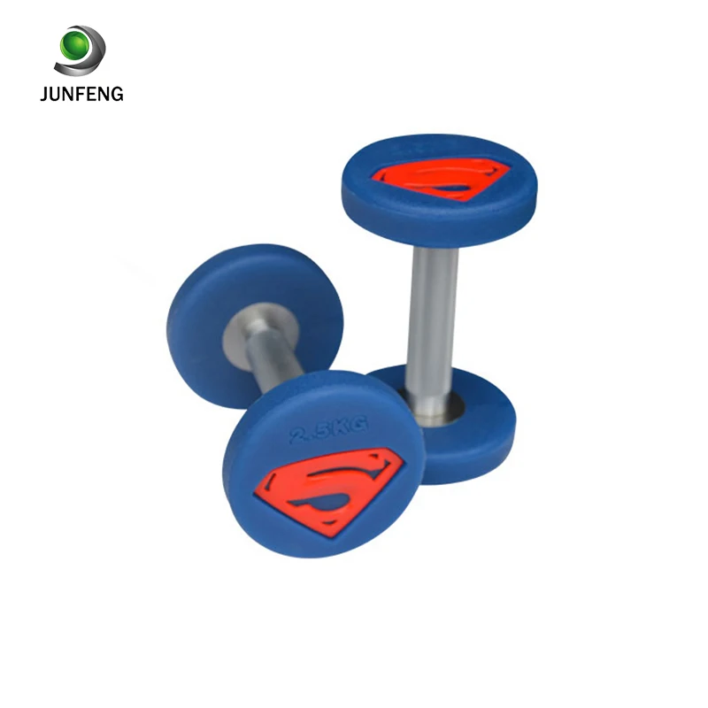 Cheap 10kg rubber hex dumbbell set gym