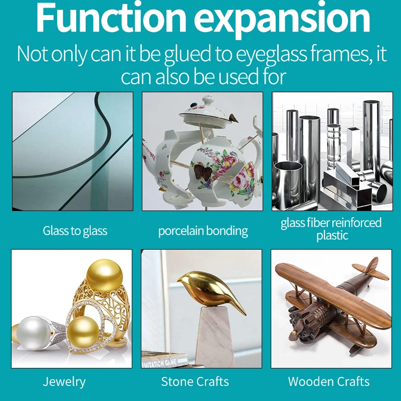 Sticky Glasses Frame Special Glue Super Sticky Eye Frame Nosepiece Lens Broken Repair Powerful Adhesive Cyanoacrylate  Glue 10g