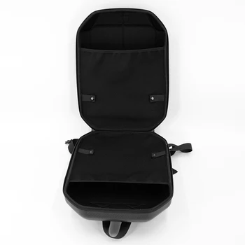 Factory Customized New Design EVA Foam Carbon Fiber PU Leather Molded Backpack Case with Shoulder Strap