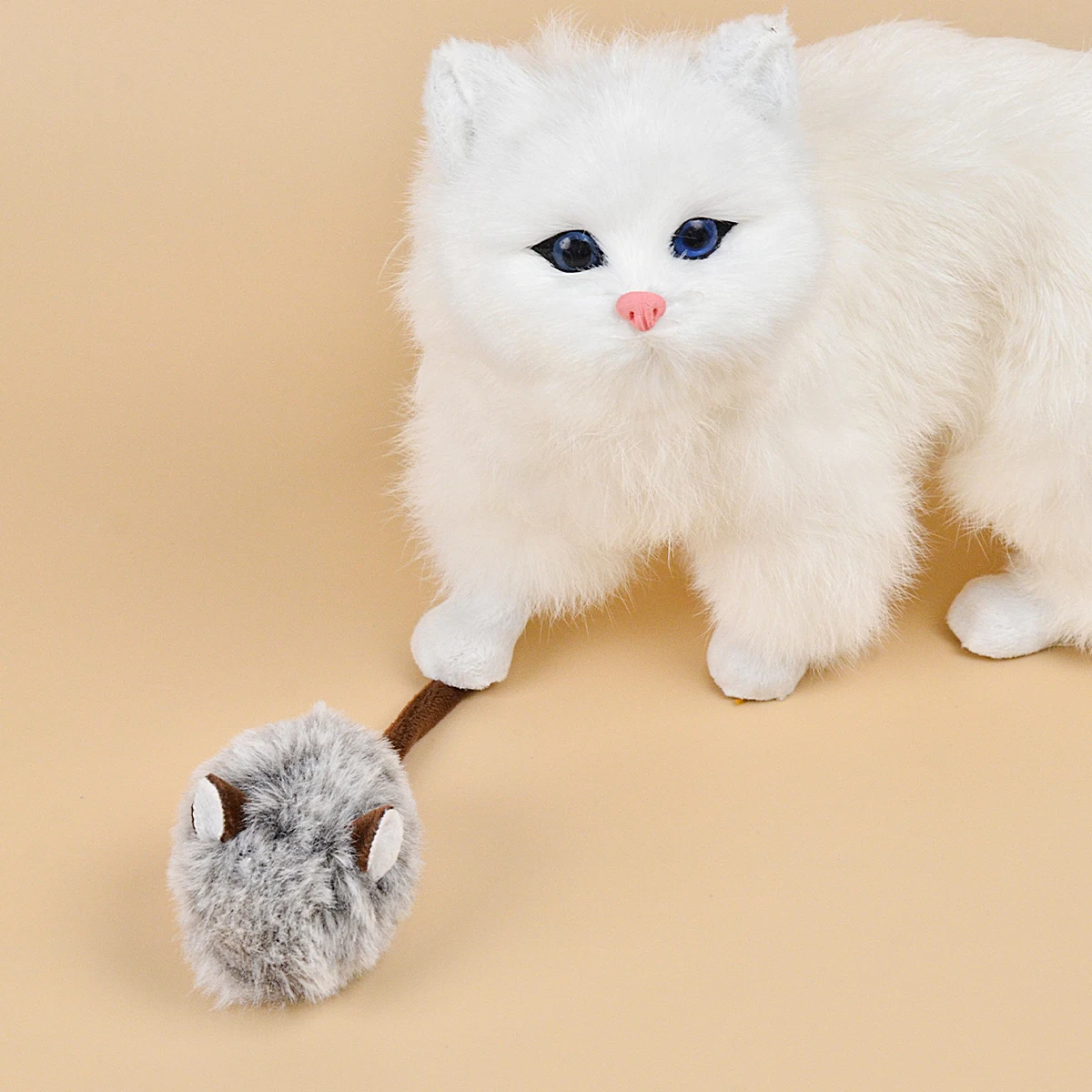 MIDEPET забавная плюшевая мышь игрушка для кошек набор из двух мягких мышей интерактивный аксессуар домашних животных оптовая продажа поддержка на