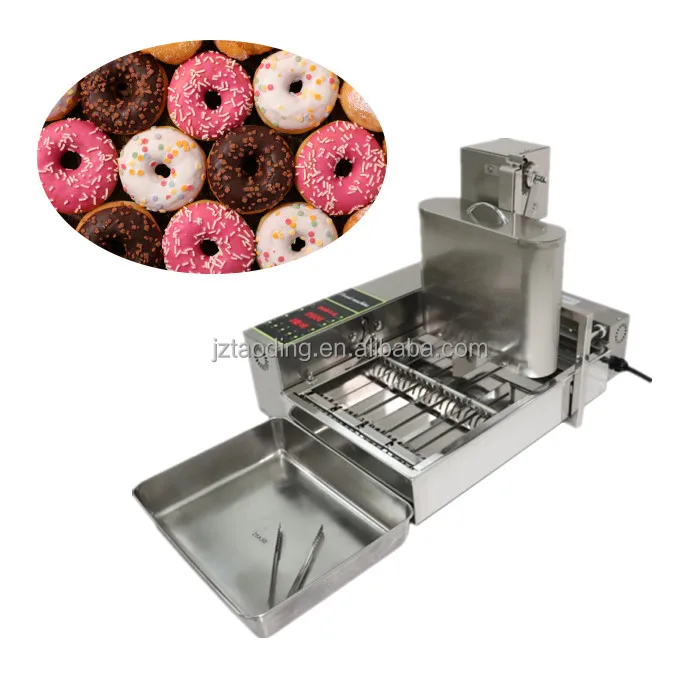 Automatic Fried Donut making machine round flower donut machine commercial doughnut maker automatic donut frying machine price