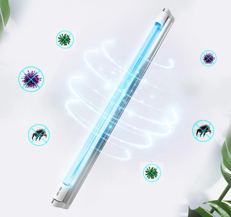  UV-C кварцевая трубка 220V 110V 8W 6W UVC бактерицидные лампы без озона T5 трубки ультрафиолетового света с выключатель питания кабель и 5ft