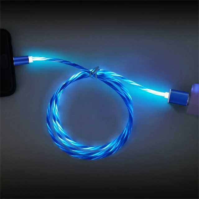 Dropshipping Products 2024 UUTEK UC002 LED Light 3 in 1 Magnetic Usb c Cable 10W Fast Charging Usb Cable for Phone Charger