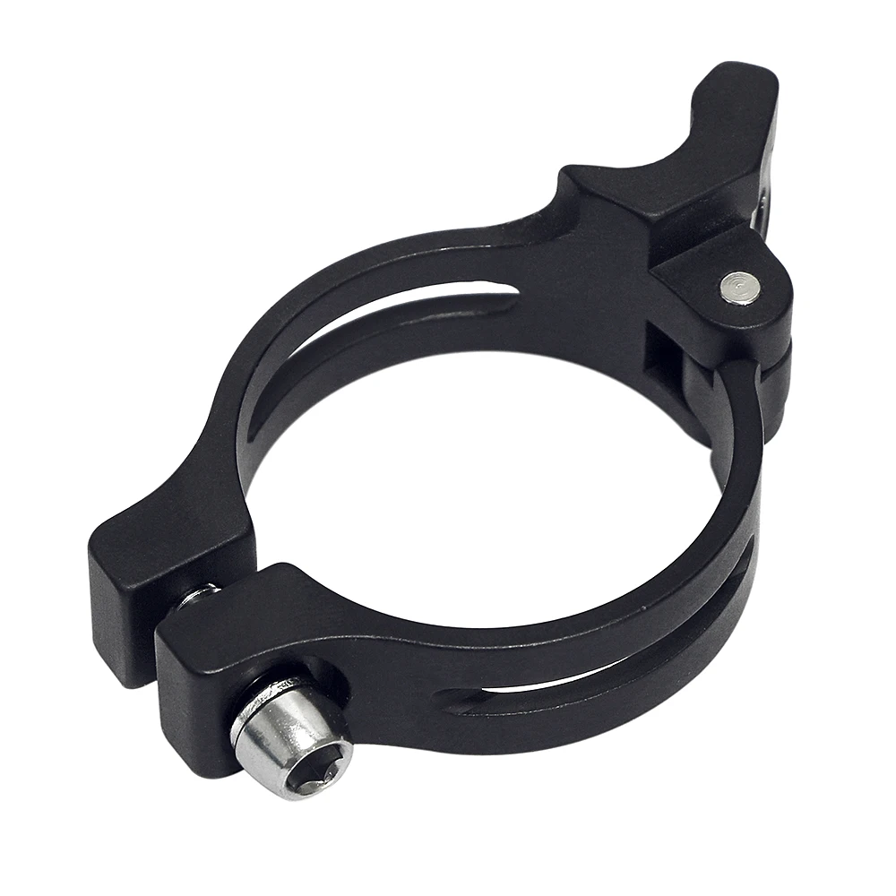 
Aluminum alloy Highway Front Derailleur Ring Transmission Conversion Seat Straight Hanging Straight Lock Turn 31.8/34.9mm 