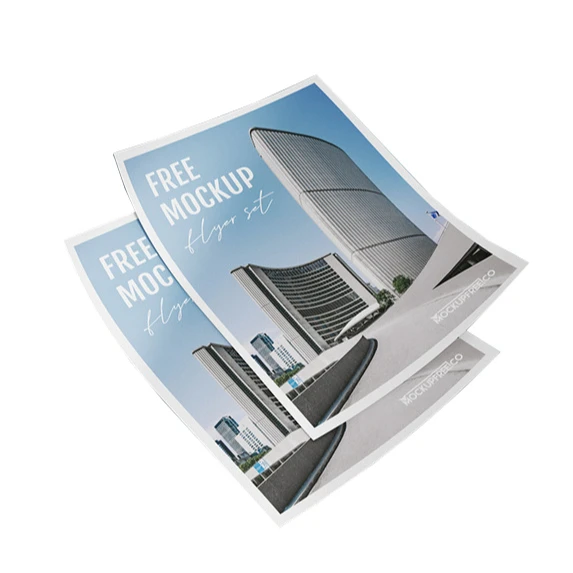 High quality custom made a4 a5 mini paper personal flyer advertising printing service