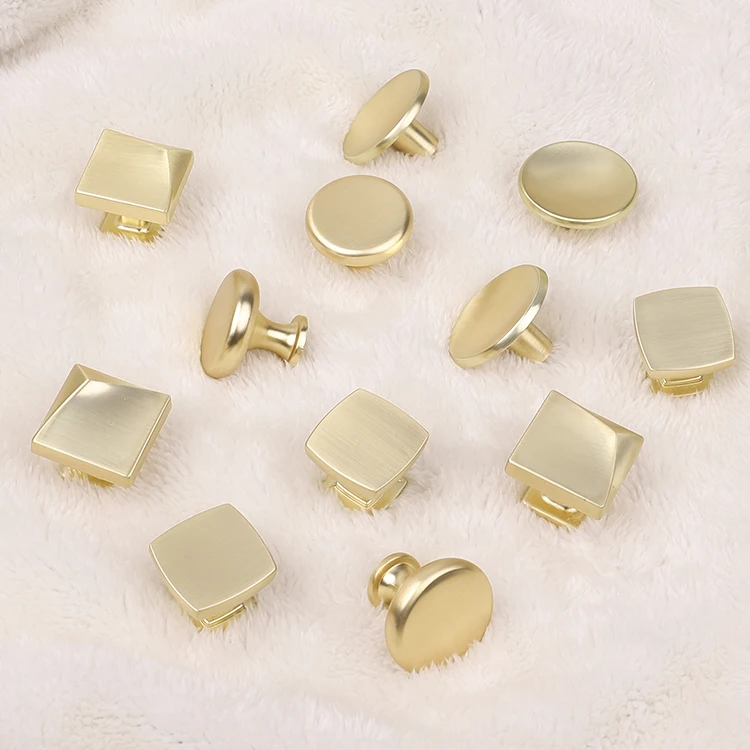 Разные формы, твердые ручки шкафа из цинкового сплава, матовые латунные ручки и ручки для кухонного шкафа