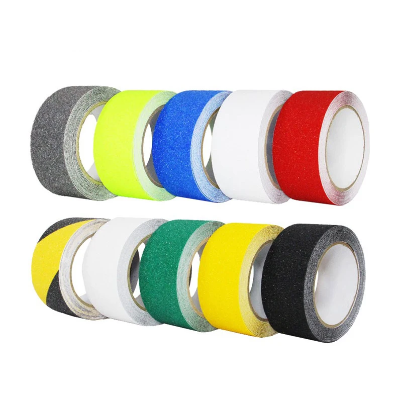 Solvent glue gray color Manufacturers Stairs Safety PVC 80 grip strong adhesive Anti-Slip tape