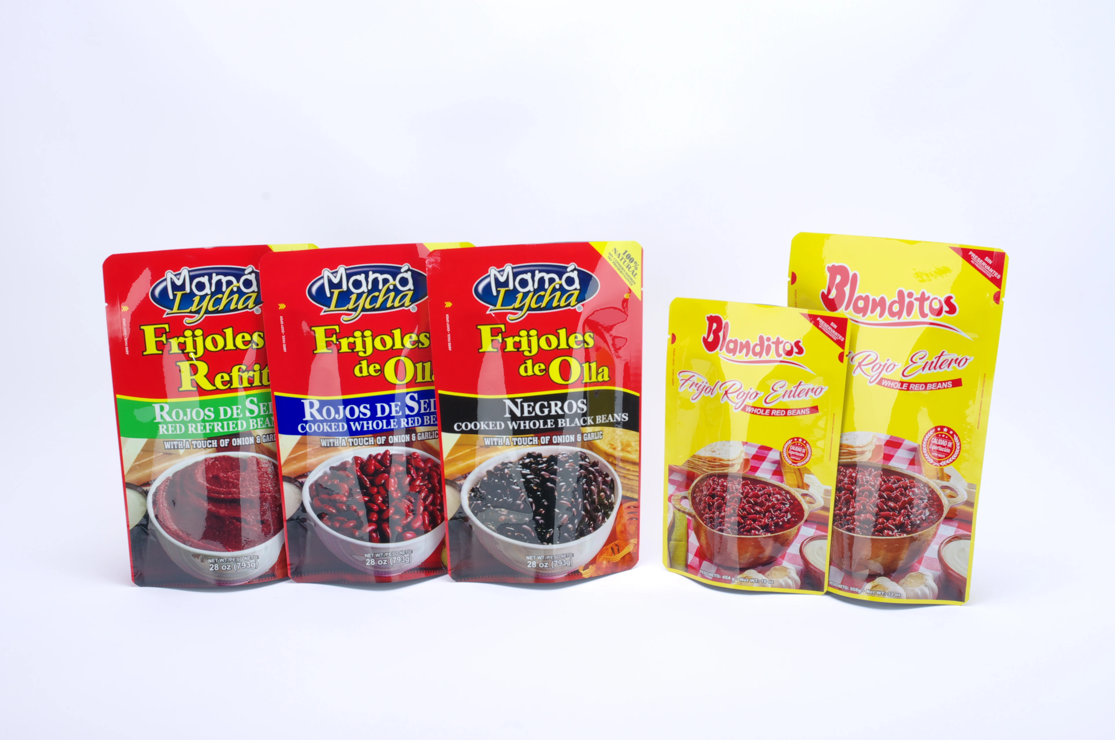 Pre-cooked food packaging 121C high temperature sterilization oxygen & moisture barrier aluminum foil retort stand up pouch bag