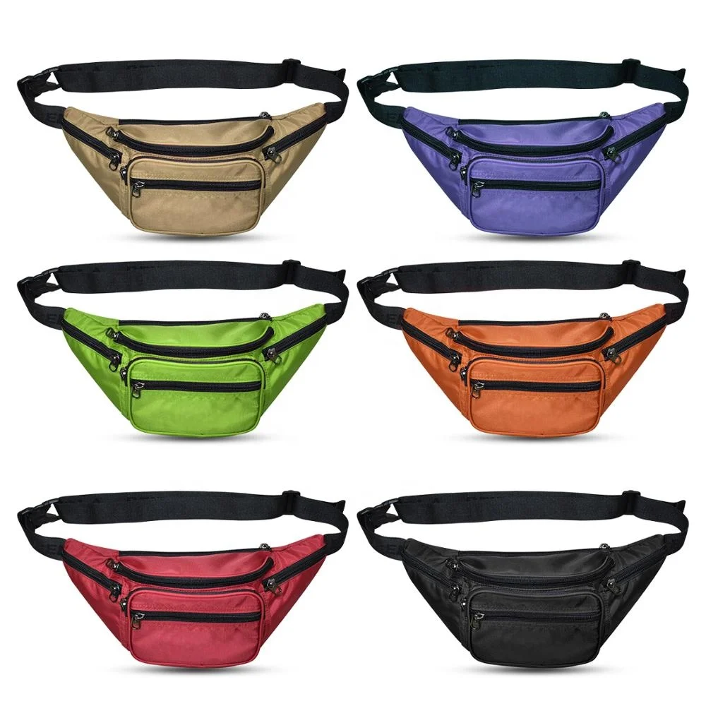 Amz Hot Smell Proof Small Private Label Multi Fannypack Pocket Pouch Waist Crossbody Bag Nurse Fanny Pack Belt