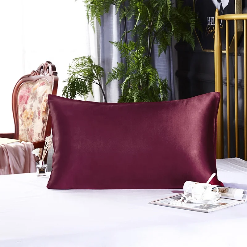 2022 Hot Sale Silk Pillowcase 100% Mulberry Silk Queen Size Silk Pillow Case For Skin And Hair Queen Size