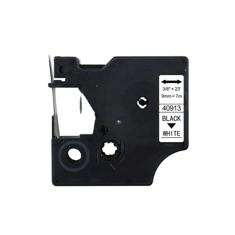 Совместимый Dymo 9 мм * 7 м черный на белом D1 ленточный картридж 40913 S0720680 этикетка для 160 280 420P принтер