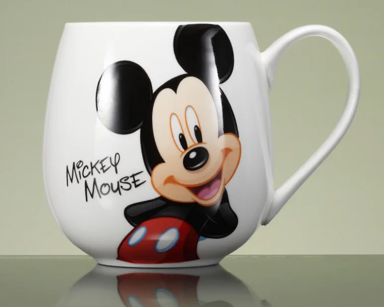 
mickey mouse and minnie coffee mug for kids 