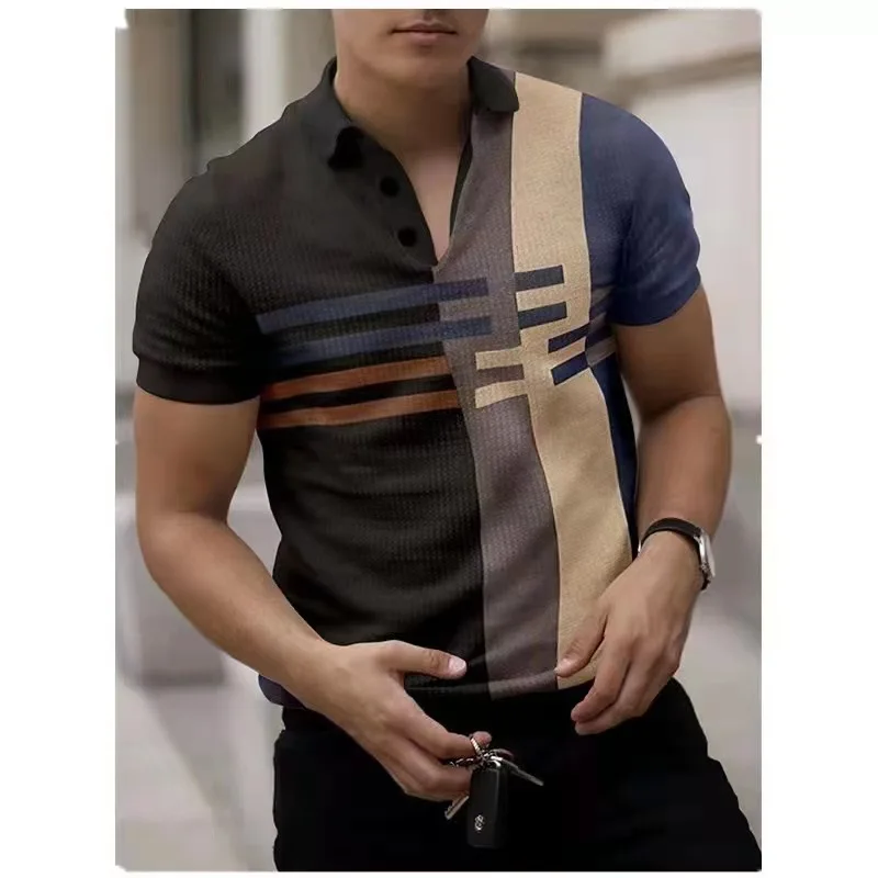 Manufacturers Wholesale Short Sleeve T-shirts Plus Size Lapels Business Young And Middle-aged Polo Shirts Golf Shirts Men