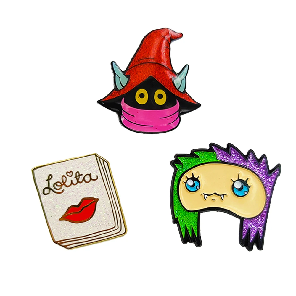 China Manufacture Promotional Custom Souvenir enamel lapel pins logo Hard Anime Badge Metal Lapel Pin Soft Enamel Pin