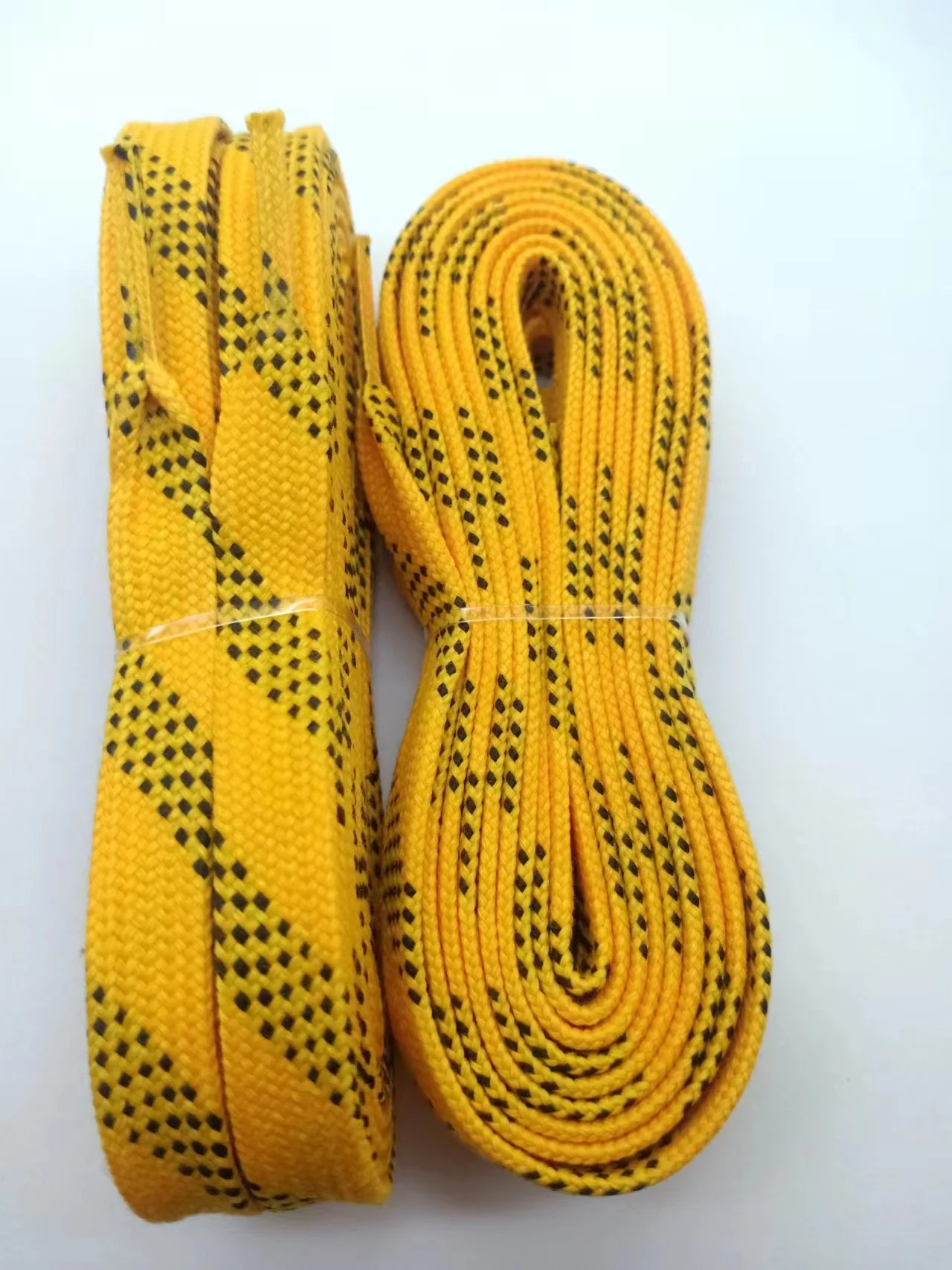 Ice Hockey Shoe Laces 84 96 108 120 Inch Double-layer Woven Waxed Ice Hockey Shoe Laces Hockey Accessories