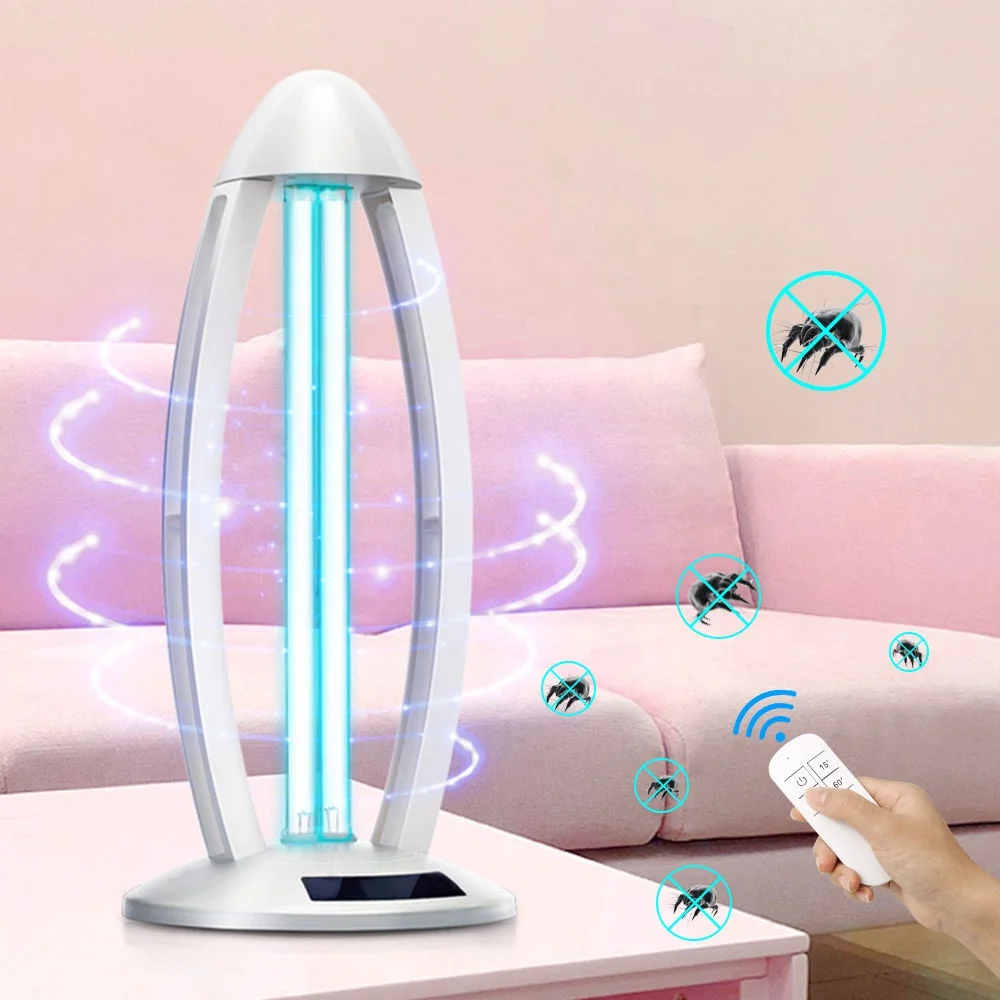 Hot Sale Household Disinfection Germicidal Light Portable Remote Control UV Ozone Sterilizer Lamp