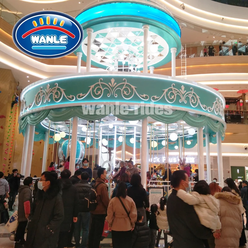 Theme Park Luxury Kids Rids Mary Merry Go Round Carousel Amusements for Sale