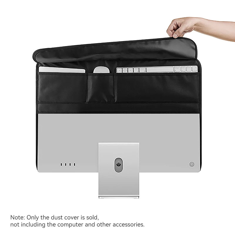 Computer Dust Cover Screen Monitor Protector Leather Computer Covers for Apple IMAC 24 Inch