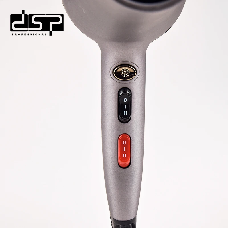 DSP Multifunctional Adjustable Temperature   Extreme Wind Speed Nice Shape Black Hanging Loop Hair Dryer