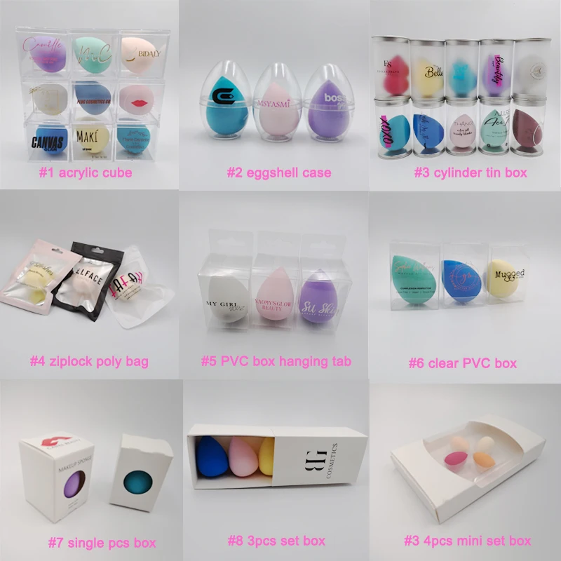 Amazon Top Seller Non- Latex Free Material Makeup Beauty Sponge With Private Label