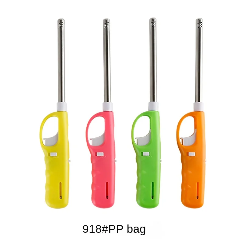 Wholesale Cheap Butane Jet Flame Torch Kitchen Colour Windproof Refillable Lighter for BBQ and Tobacco Use