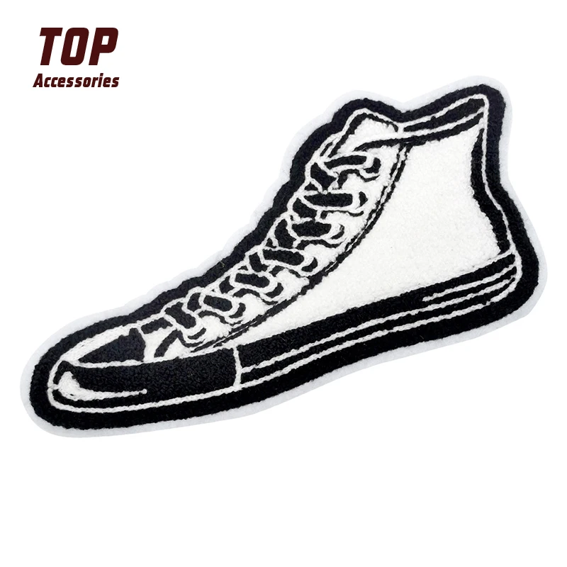 Самые популярные модные брендовые шенильные нашивки для кроссовок, тканевые наклейки