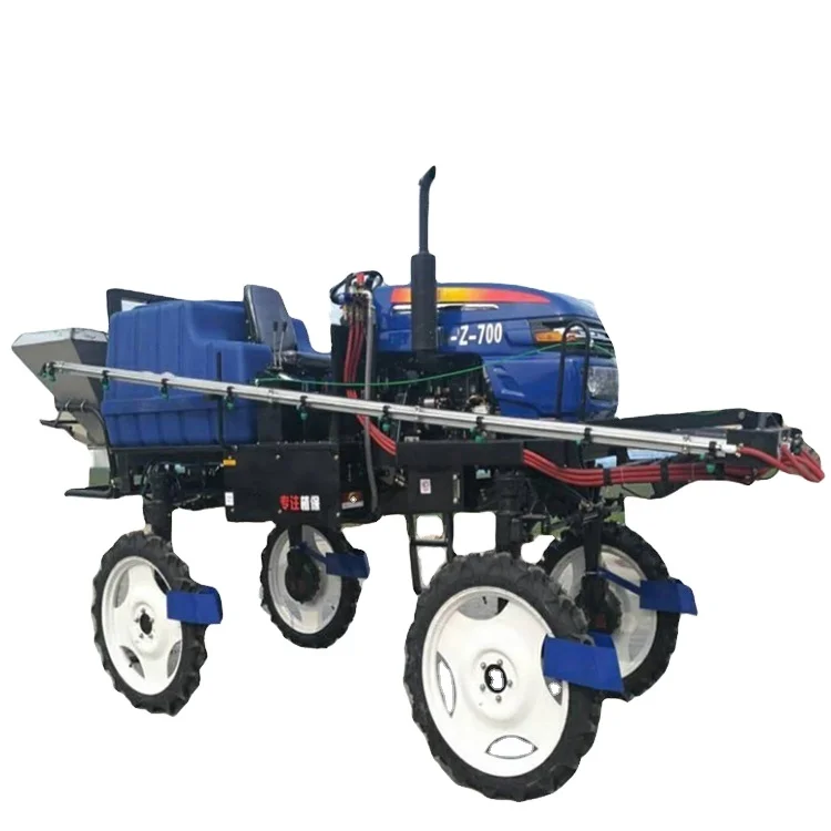 Self propelled four rounds of agricultural sprayer for rice and dry land sale withCE