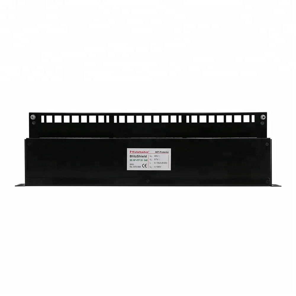 Rackmount rj45 защита от перенапряжений сети ethernet молниеотвод протектор