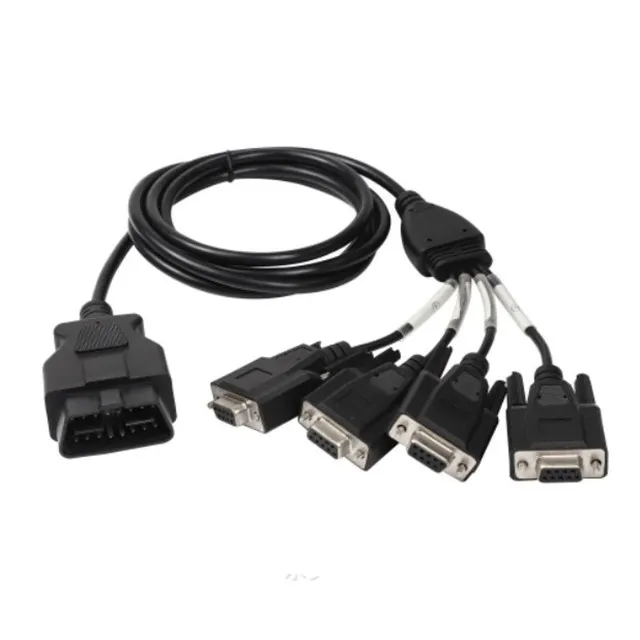 obd2 16pin to 4 DB9Pin cable