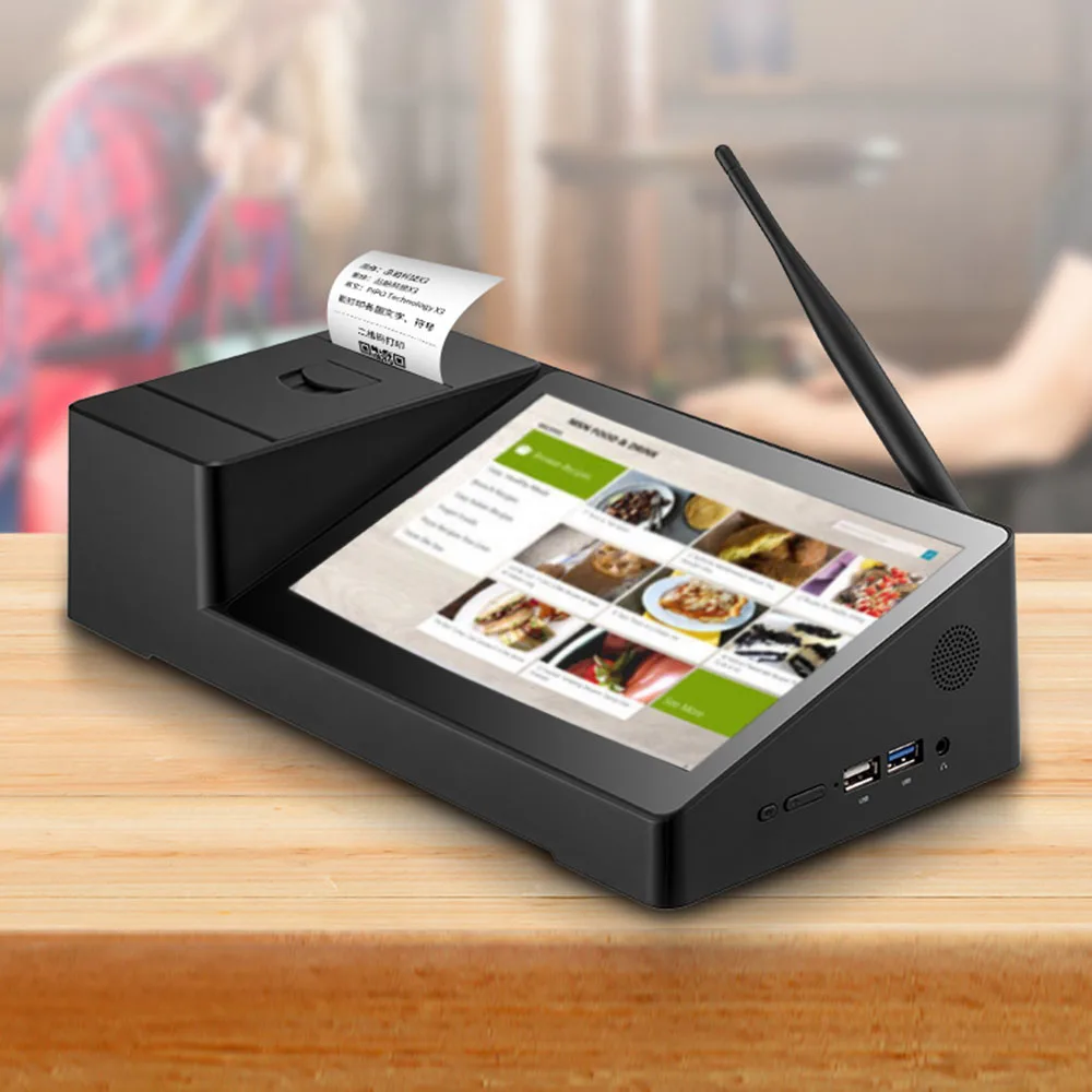 PIPO X3 windows android 8 9 дюймов сенсорный экран терминал принтер pos дисплей планшетные машины
