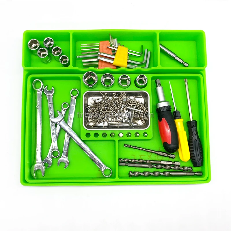 Silicone Tool Organizer Fixing Nonslip Tool Mat for Welding Hobbies Workshop
