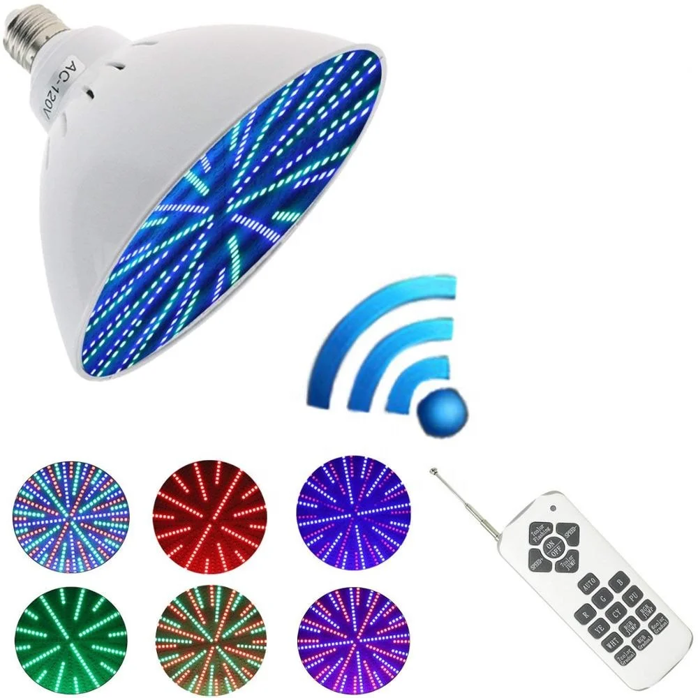12 В/120 Вольт 36 Вт изменение цвета RGB светодиодная подводная лампа для бассейна замены с цоколем