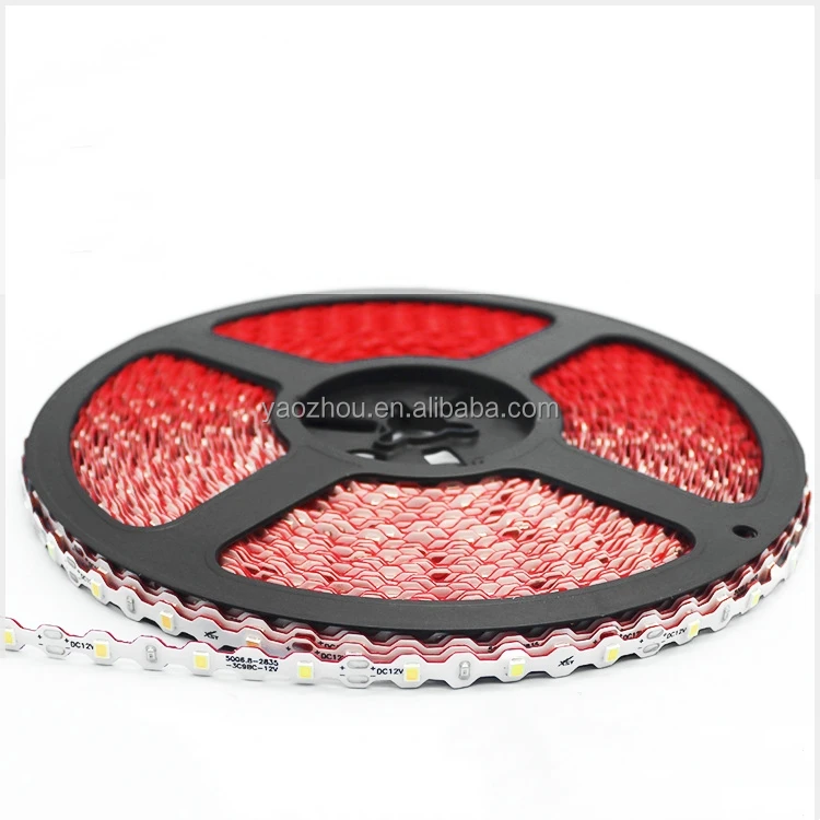 High Power 2835 54leds Large size chip DC12V 5.4W 6.8mm 10m/roll three lights one cut LED Strip Light for Mini word 3D word
