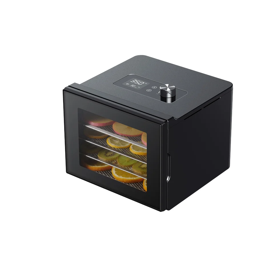 Mini Electric Food Dryer for Beef Jerky Fruits Vegetables Meat Plastic Trays Household Kitchen Use